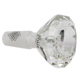 Karma | 14mm Diamond Glass Bowl Bowl · Popper Maq Distributors Clear