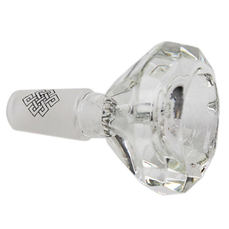 Karma | 14mm Diamond Glass Bowl Bowl · Popper Maq Distributors Clear