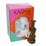 Karma | 6" Yellow Lightning Hourglass Glass Dab Rig Glass Rig Maq Distributors