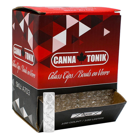 Cannatonik | Glass Tips - 100 Per Display Filter Tip Maple Craft Inc