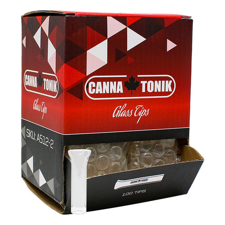 Cannatonik | Glass Tips- Flat End 100 Per Display Filter Tip Maple Craft Inc