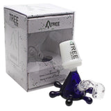 Tree Glass | 5" Splash Cup with Banger Glass Rig (Blue) Glass Rig Maq Distributors