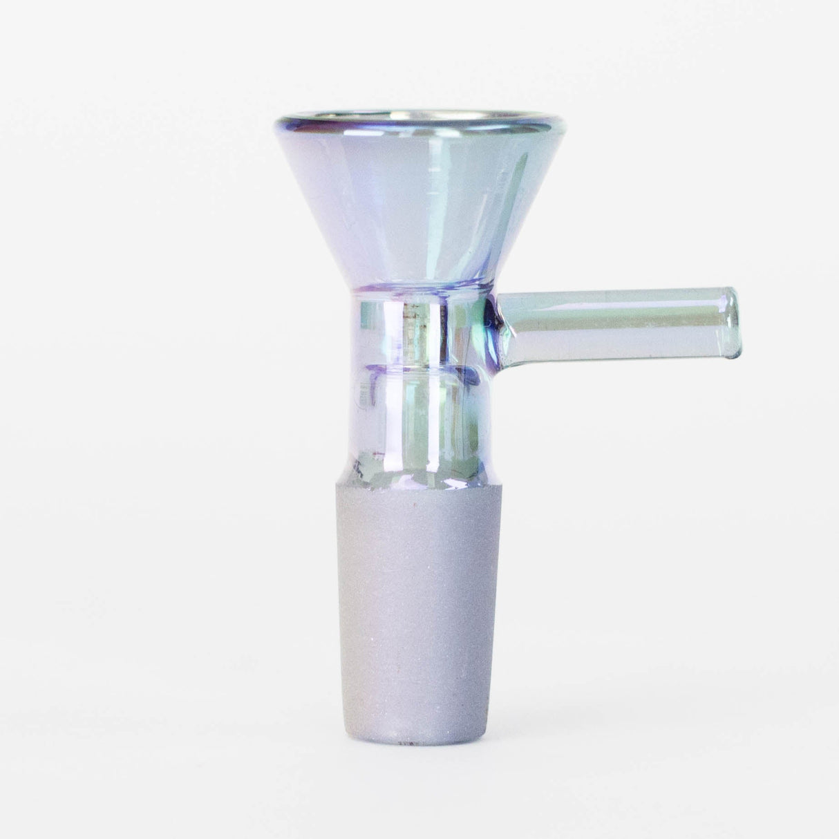 Electroplated 14mm Joint Glass Bowl ( PT1102 ) Bowl · Popper ONE Light Green Sunshine