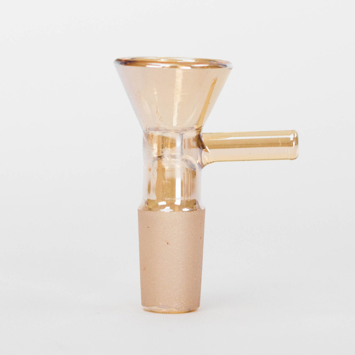 Electroplated 14mm Joint Glass Bowl ( PT1102 ) Bowl · Popper ONE Brown