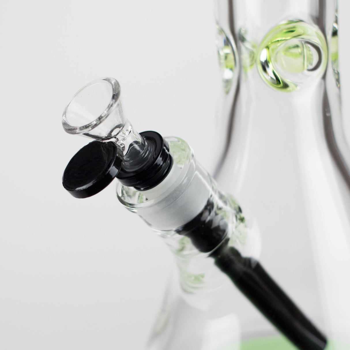 Spark | 18" 9 mm glass water bong with thick base [GP2050] Glass Bong ONE