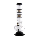 12" Acrylic Waterpipe with Detachable Metal Slider- 2pcs