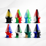 3.15" Silicone Mouthpiece Stopper – Universal Fit (Assorted Colors) Cleaning Plug · Cap Super Supplys Inc