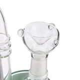 9" Mixed Glass Waterpipe with Built-In Stem – 14mm Female Bowl Glass Bong Super Supplys Inc