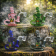 Wellcann | 5" Glass Dab Rig with Circ Perc – Includes Quartz Banger Glass Rig Super Supplys Inc