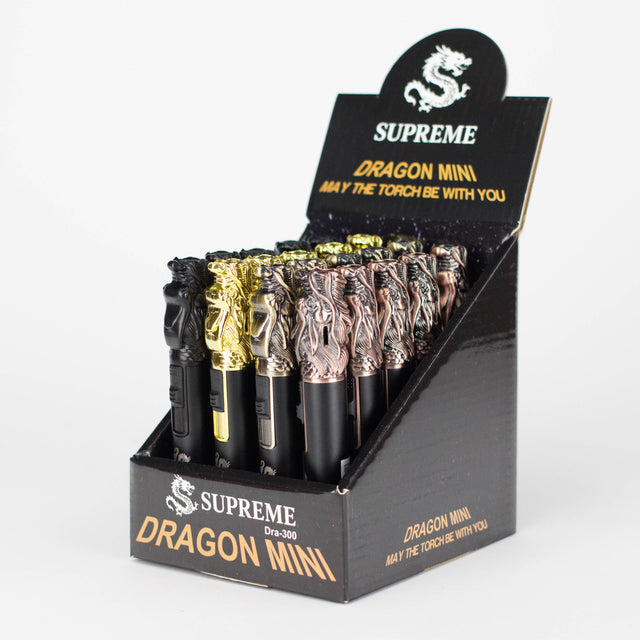 Supreme | Dragon Mini Torch Lighters – 5" (20-Pack) Torch Supreme Trading