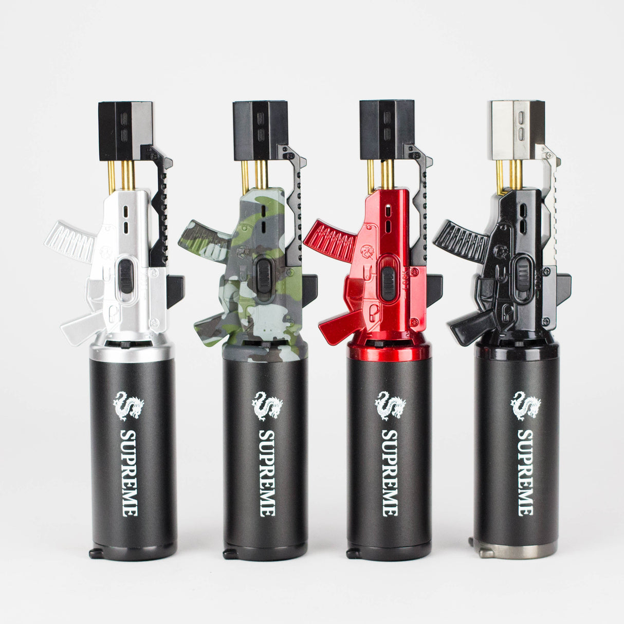 Supreme | Machine Gun Torch Lighters – 8" Flame Lock (9-Pack) Torch Supreme Trading