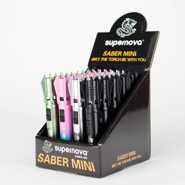 Supernova | Saber Mini Torch Lighters – 5" (20-Pack) Torch Supreme Trading