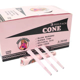 LADY HORNET | Pink King Size Pre-Rolled Cones – 3pcs/Pack, 32 Packs/Box Pre-rolled Cone (display Pack) Super Supplys Inc