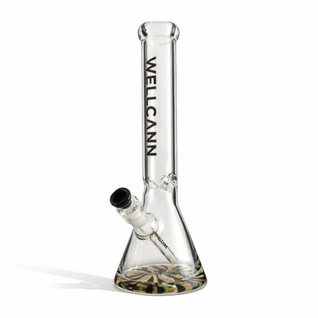 WELLCANN | 15" Heavy Duty Thick Base Beaker Black Glass Bong Super Supplys Inc