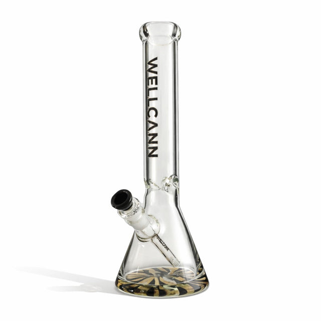 WELLCANN | 15" Heavy Duty Thick Base Beaker Black Glass Bong Super Supplys Inc