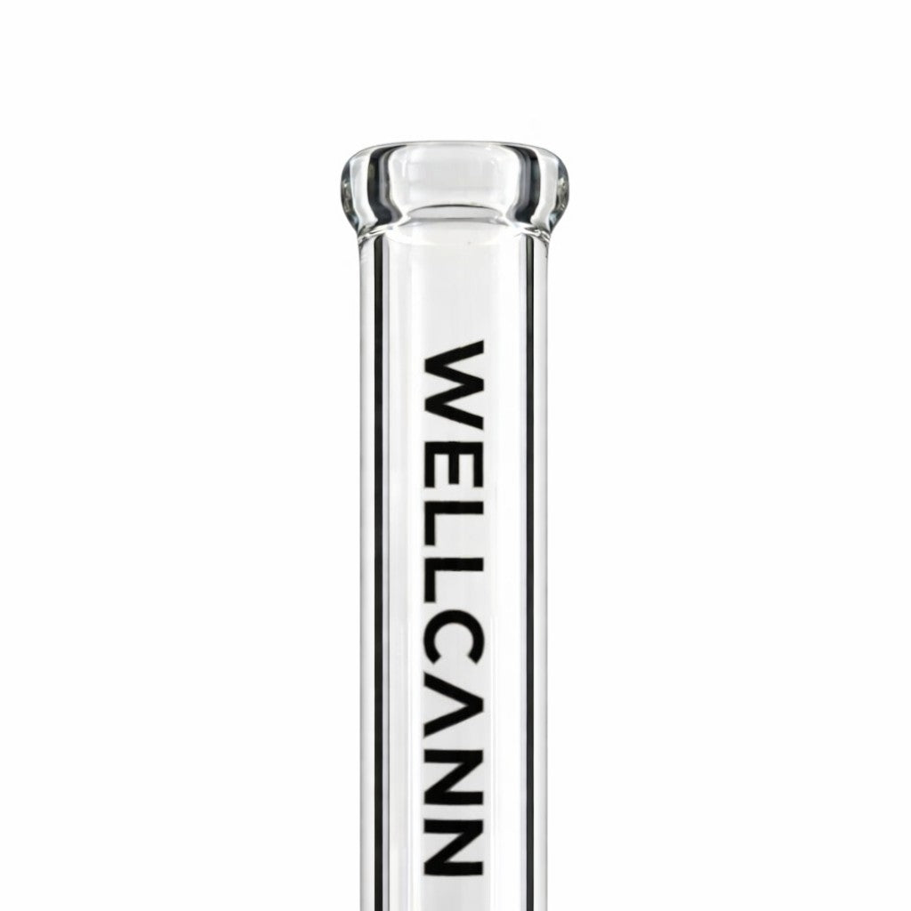 WELLCANN | 15" Heavy Duty Thick Base Beaker Black Glass Bong Super Supplys Inc