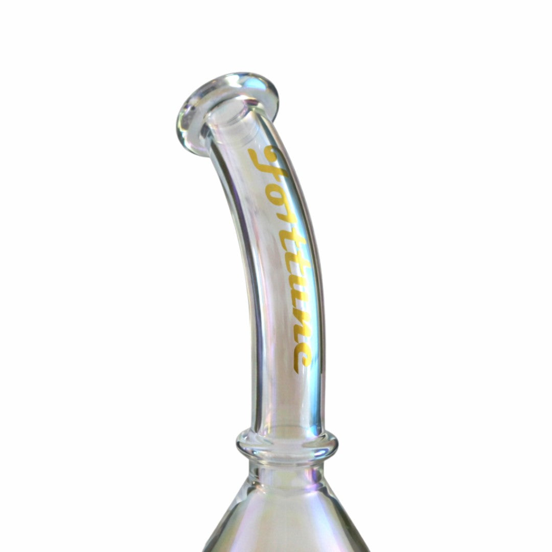 Fortune | 9" Iridescent Glass Rig Glass Bong Fortune
