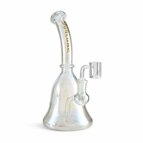 Fortune | 9" Iridescent Glass Rig