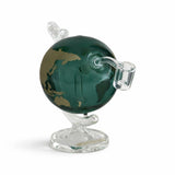 Fortune | 7.5" Globe World Map Glass Bong – 14mm Joint Glass Bong Fortune Teal