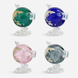 Fortune | 7.5" Globe World Map Glass Bong – 14mm Joint Glass Bong Fortune
