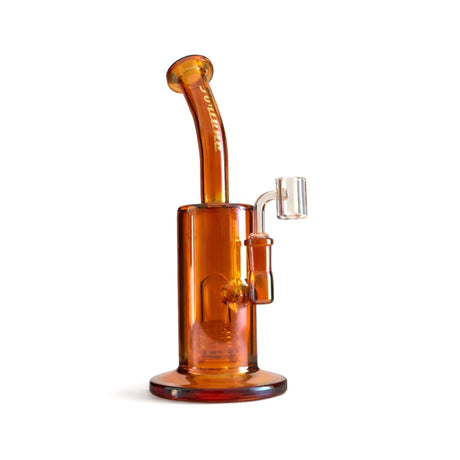 Fortune | 10" Matrix Perc Glass Dab Rig Glass Bong Fortune Amber