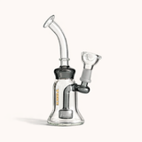 Toke | 8" Glass Dab Rig with Circ Perc Glass Rig Super Supplys Inc T-Black