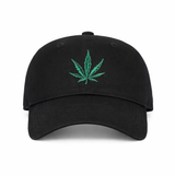 Mid Crown Embroidered 420 Leaf Cap – Classic Street Fit Hat & Toque Super Supplys Inc