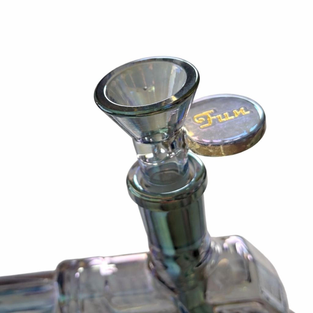 Fortune | 8″ Desert Eagle Electroplated Waterpipe Glass Bong Fortune