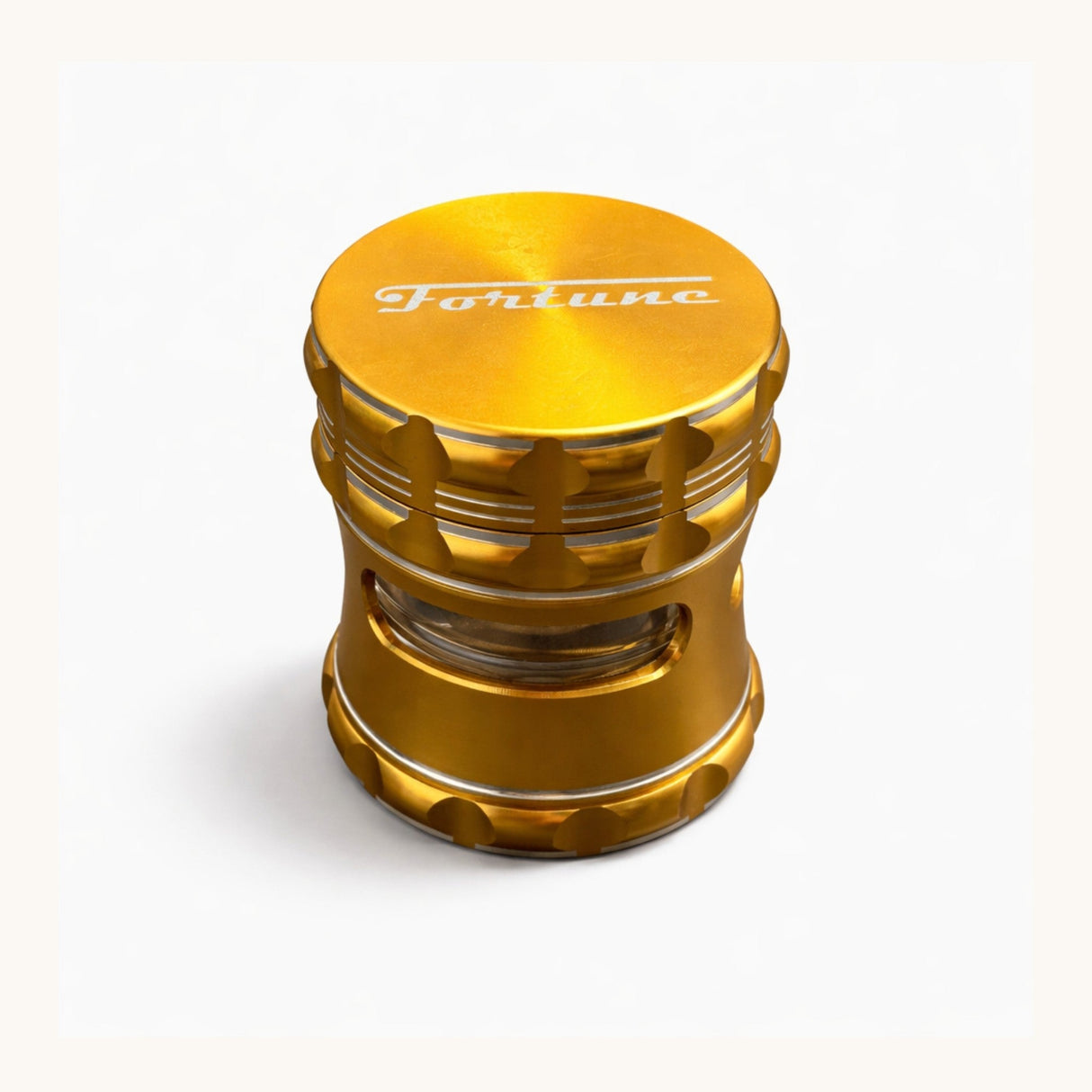 Fortune | 4 Parts 60mm x 65mm Aluminum Grinder Regular Grinder Fortune Gold
