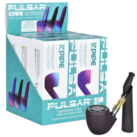 Pulsar | 510 DL Pipe Thermo Series Cartridge Vape - 650mAh/ 6ct Assorted Display 510 Battery Smoking Cat Distribution(S)