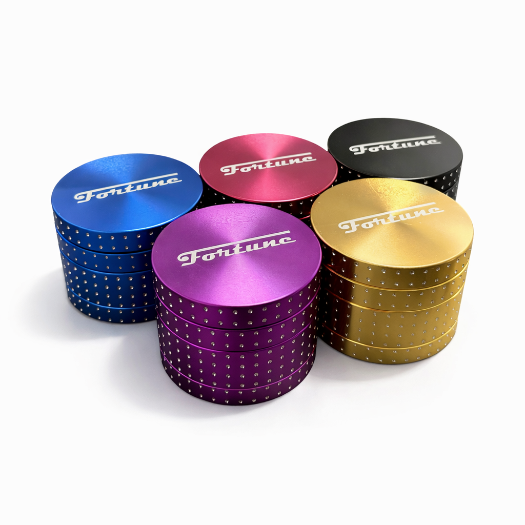 Fortune | 4-Part Aluminum Grinder – 62mm x 48mm Regular Grinder Fortune