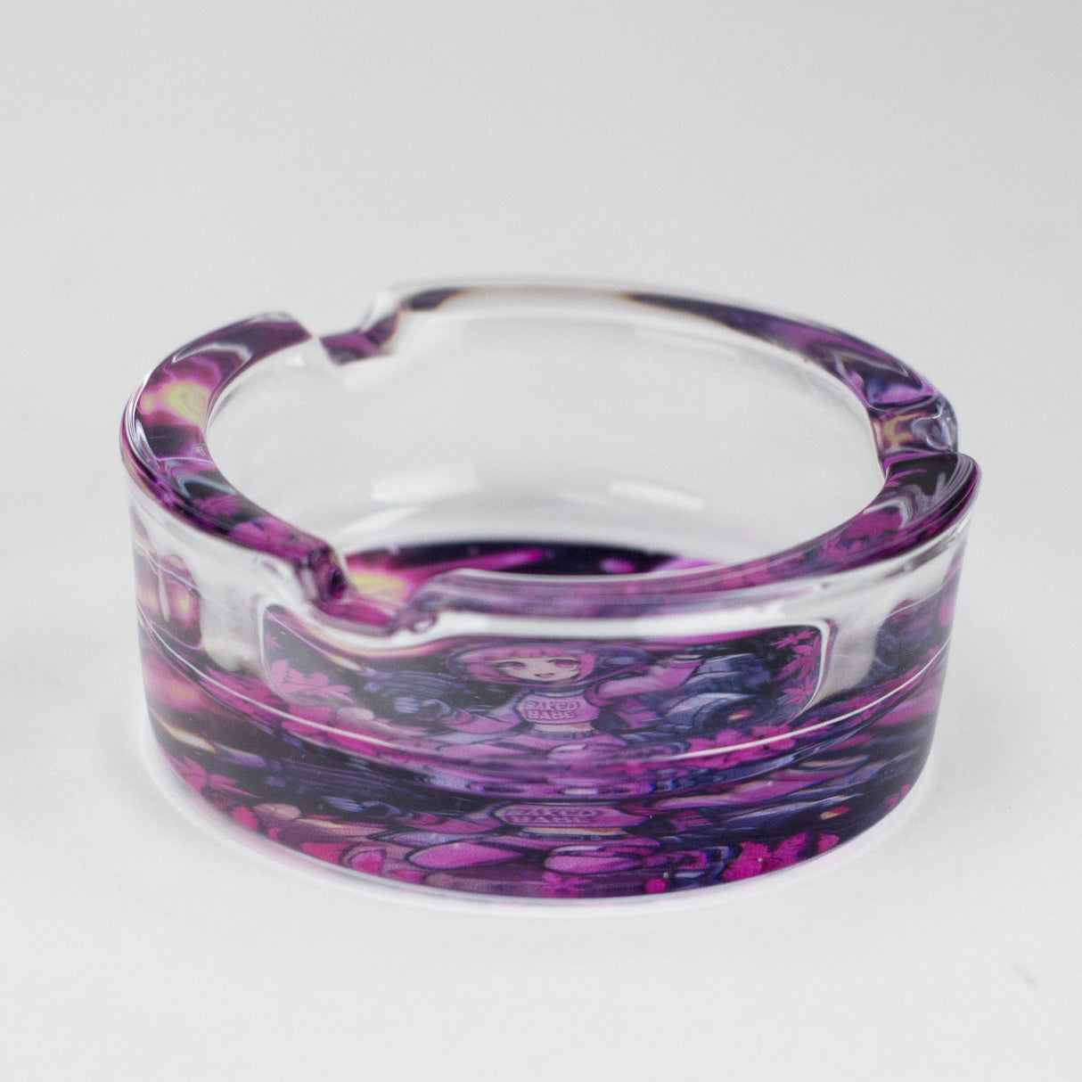 Premium Baked Babe Design Glass Ashtray (Box of 6)