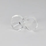 Clear Thick Glass Bowl – 14mm Joint, Round Handle (Pack of 100) Bowl · Popper 777 Smoke