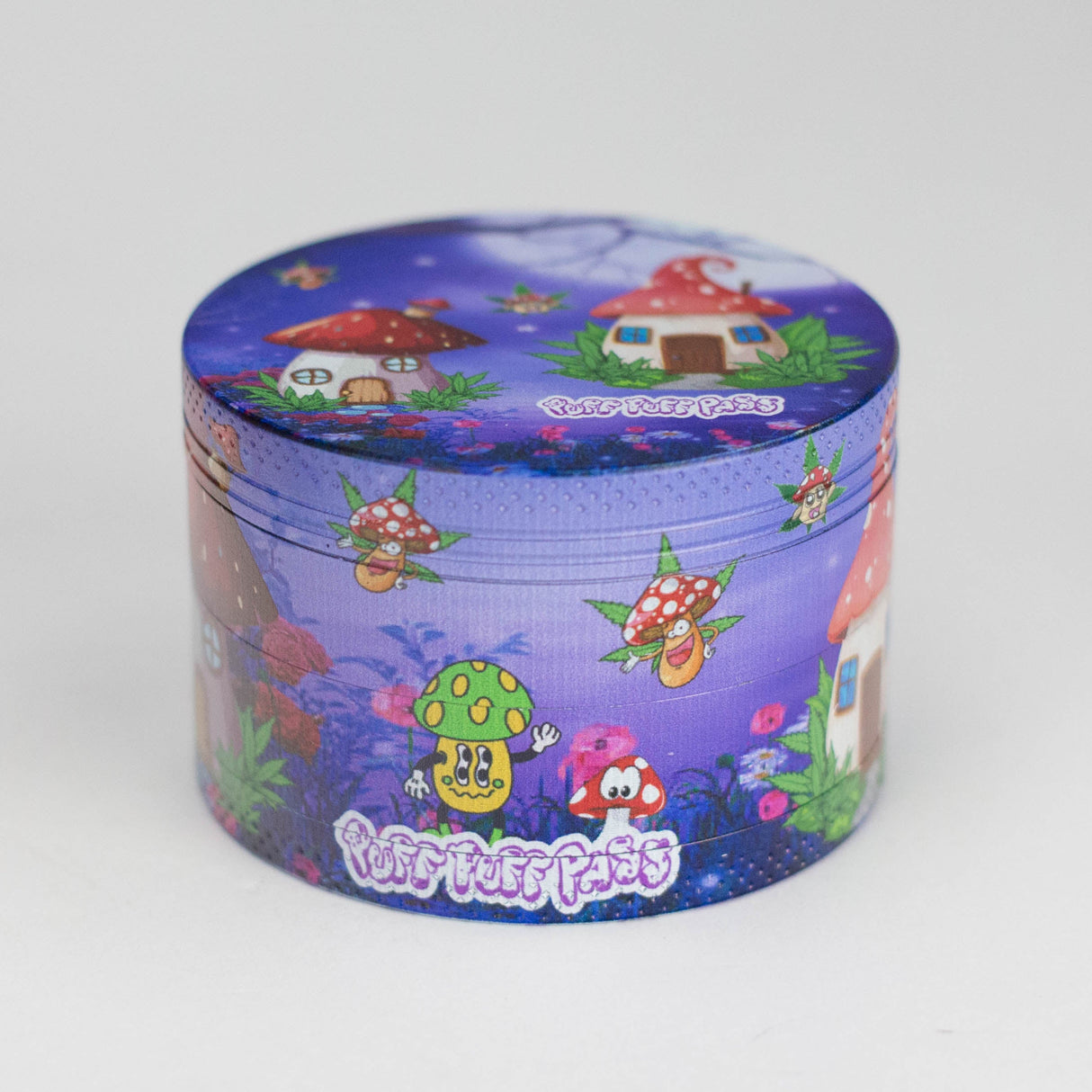 2.5" Mushroom Design Metal Grinder – 4 Layers (Box of 6)