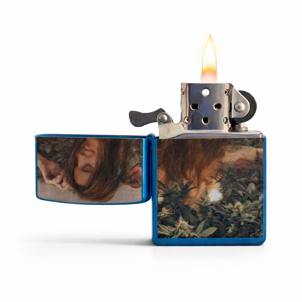 Ganja Girl Metal Oil Lighter – 24PC Assorted Counter Display