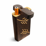 Wooden Dugout Set with One Hitter – Assorted Carved Designs Dugout Super Supplys Inc