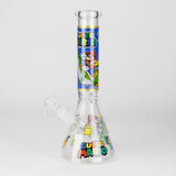 10" Carton Hero Design Glass Beaker Bong