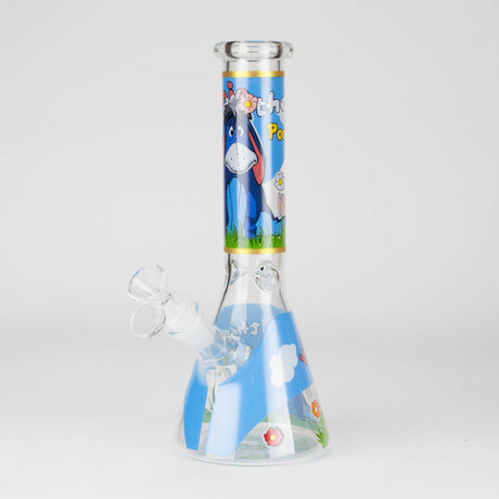 10" Cute Animals Design Glass Beaker Bong Glass Bong 777 Smoke Donkey