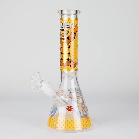 10" Cute Animals Design Glass Beaker Bong