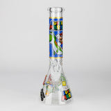 10" Carton Hero Design Glass Beaker Bong