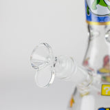 10" Carton Hero Design Glass Beaker Bong Glass Bong 777 Smoke