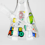 10" Carton Hero Design Glass Beaker Bong