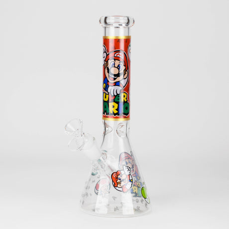 10" Carton Hero Design Glass Beaker Bong