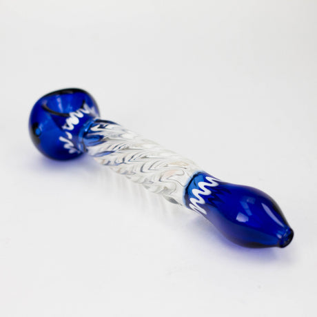 Straight Crystal Pipe 7" - Assorted Color Glass Pipe NIBO Distribution