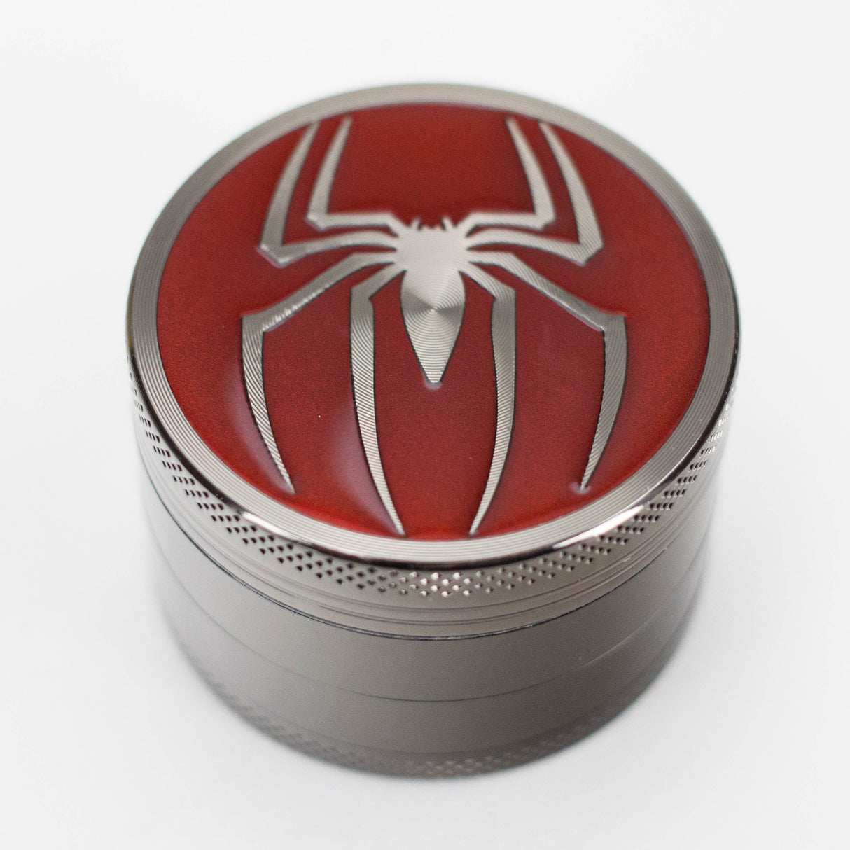 Spider Gun Metal Grinder 52mm 4 parts Box of 12 Display Pack NIBO Distribution