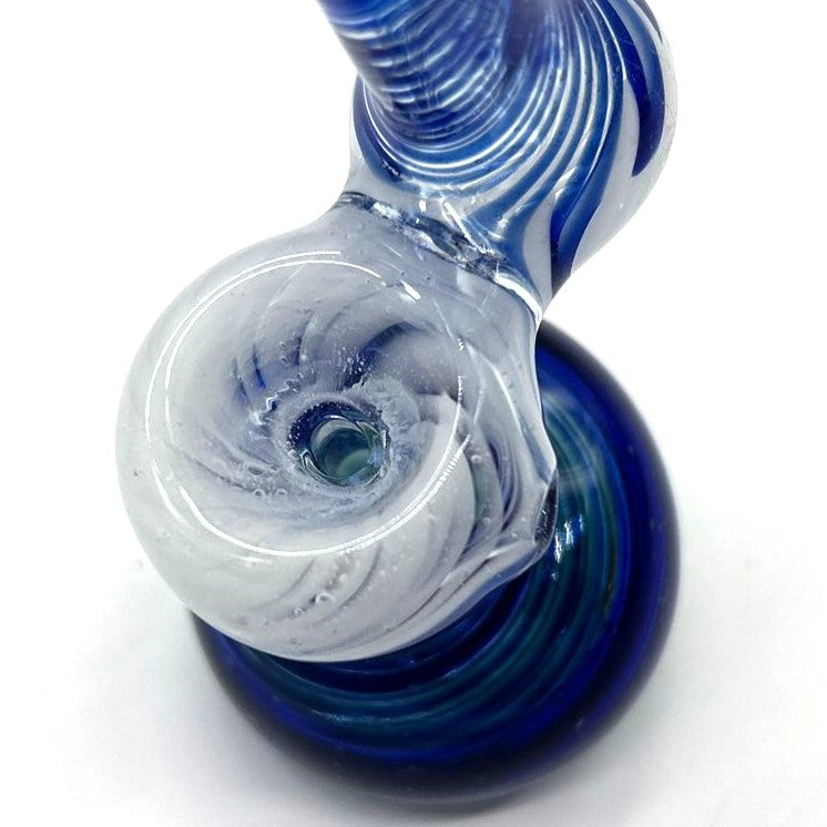 Glass mini bubbler 5" Assorted design Glass Pipe NIBO Distribution