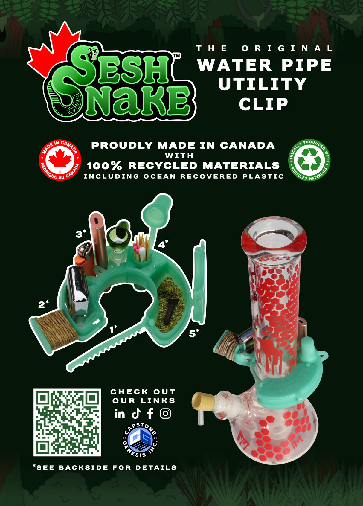 The Sesh Snake Multi Tool · Accessory Capstone Genesis Inc.
