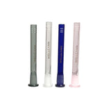 Wellcann | 6"Colored Glass Downstems With Gold Logo Downstem · Bowlstem Super Supplys Inc