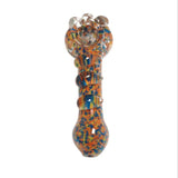 5" Heavy-Duty Glass Hand Pipe – Assorted Colors-2CT Glass Pipe Super Supplys Inc