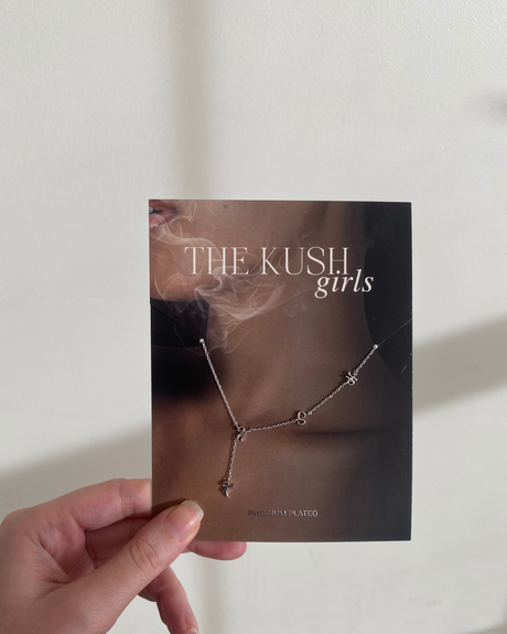 SILVER KUSH NECKLACE Jewelry The Kush Girls